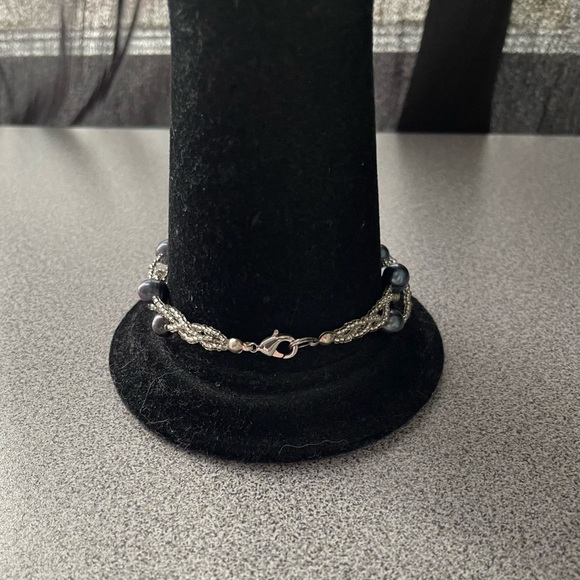 Silver & Blue Bracelet - Picture 3 of 7